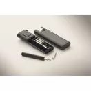 Lanterna COB cu set surubelnite, Everestus, 2610E18564, 10.6x3.3x1.85 cm, Aluminiu, Negru
