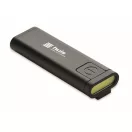 Lanterna COB cu set surubelnite, Everestus, 2610E18564, 10.6x3.3x1.85 cm, Aluminiu, Negru