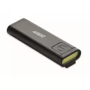 Lanterna COB cu set surubelnite, Everestus, 2610E18564, 10.6x3.3x1.85 cm, Aluminiu, Negru