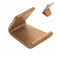   Suport de telefon pentru birou, Everestus, 2610E18792, 8x5.8x6.5 cm, Lemn, Natur