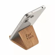   Suport de telefon pentru birou, Everestus, 2610E18792, 8x5.8x6.5 cm, Lemn, Natur