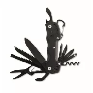   Unealta multifunctionala 13-in-1, Everestus, 2610E17443, 9.5x3.5 cm, Aluminiu, Negru
