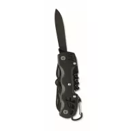   Unealta multifunctionala 13-in-1, Everestus, 2610E17443, 9.5x3.5 cm, Aluminiu, Negru