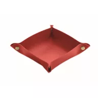   Tava pliabila pentru chei, Everestus, 2610E18261, 15x15 cm, Poliuretan, Rosu Burgundy