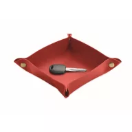   Tava pliabila pentru chei, Everestus, 2610E18261, 15x15 cm, Poliuretan, Rosu Burgundy