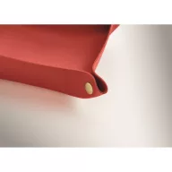   Tava pliabila pentru chei, Everestus, 2610E18261, 15x15 cm, Poliuretan, Rosu Burgundy