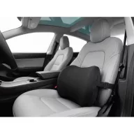   Perna ergonomica pentru sustinerea spatelui, Everestus, 2610E18256, 40x28x10 cm, Poliuretan, Negru