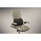 Perna ergonomica pentru sustinerea spatelui, Everestus, 2610E18256, 40x28x10 cm, Poliuretan, Negru