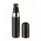 Sticluta pulverizator parfum reincarcabila, Everestus, 2610E18527, Ø1.7x8.2 cm, Aluminiu, Negru