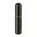 Sticluta pulverizator parfum reincarcabila, Everestus, 2610E18527, Ø1.7x8.2 cm, Aluminiu, Negru