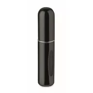   Sticluta pulverizator parfum reincarcabila, Everestus, 2610E18527, Ø1.7x8.2 cm, Aluminiu, Negru