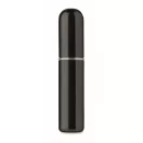Sticluta pulverizator parfum reincarcabila, Everestus, 2610E18527, Ø1.7x8.2 cm, Aluminiu, Negru