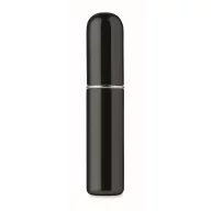   Sticluta pulverizator parfum reincarcabila, Everestus, 2610E18527, Ø1.7x8.2 cm, Aluminiu, Negru