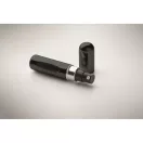 Sticluta pulverizator parfum reincarcabila, Everestus, 2610E18527, Ø1.7x8.2 cm, Aluminiu, Negru