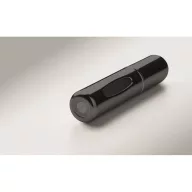   Sticluta pulverizator parfum reincarcabila, Everestus, 2610E18527, Ø1.7x8.2 cm, Aluminiu, Negru