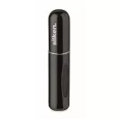 Sticluta pulverizator parfum reincarcabila, Everestus, 2610E18527, Ø1.7x8.2 cm, Aluminiu, Negru