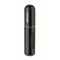   Sticluta pulverizator parfum reincarcabila, Everestus, 2610E18527, Ø1.7x8.2 cm, Aluminiu, Negru