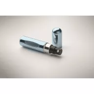   Sticluta pulverizator parfum reincarcabila, Everestus, 2610E18524, Ø1.7x8.2 cm, Aluminiu, Albastru copil