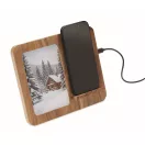 Incarcator wireless, Everestus, 2610E18910, 15 W, 20.5x10.2x16.5 cm, Lemn, Natur