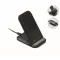 Incarcator wireless, Everestus, 2610E18908, 15 W, 14x7x1.7 cm, ABS, Negru
