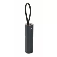   Powerbank Everestus, 2610E18001, 5000 mAh, 20 W, USB-A, USB-C, 2.8x2.8x18.5 cm, Aluminiu, Albastru marin francez