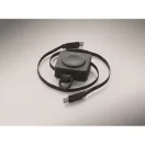 Cablu de incarcare, Everestus, 2610E17634, 100 W, 7.5x4.5x2 cm, Plastic, Negru