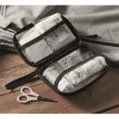 Kit mini trusa prim ajutor, unealta multifunctionala si radio de urgenta, Everestus, 2610E19392, 23x12x20 cm, Poliester, Negru