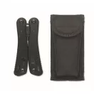 Kit mini trusa prim ajutor, unealta multifunctionala si radio de urgenta, Everestus, 2610E19392, 23x12x20 cm, Poliester, Negru