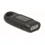 Lanterna solara cu dinam, Everestus, 2610E18562, 13.3x5x3 cm, ABS, Negru