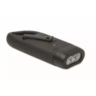   Lanterna solara cu dinam, Everestus, 2610E18562, 13.3x5x3 cm, ABS, Negru