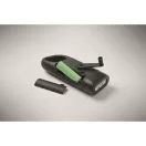 Lanterna solara cu dinam, Everestus, 2610E18562, 13.3x5x3 cm, ABS, Negru