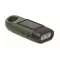 Lanterna solara cu dinam, Everestus, 2610E18563, 13.5x5x3 cm, ABS, Verde inchis
