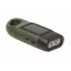 Lanterna solara cu dinam, Everestus, 2610E18563, 13.5x5x3 cm, ABS, Verde inchis