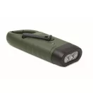 Lanterna solara cu dinam, Everestus, 2610E18563, 13.5x5x3 cm, ABS, Verde inchis