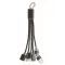Cablu de incarcare, Everestus, 2610E17633, 20 cm, Aluminiu, Negru