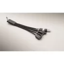 Cablu de incarcare, Everestus, 2610E17633, 20 cm, Aluminiu, Negru