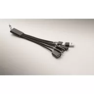   Cablu de incarcare, Everestus, 2610E17633, 20 cm, Aluminiu, Negru