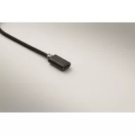   Cablu de incarcare, Everestus, 2610E17633, 20 cm, Aluminiu, Negru