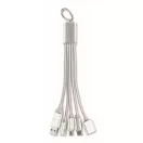 Cablu de incarcare, Everestus, 2610E17632, 20 cm, Aluminiu, Argintiu