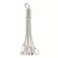   Cablu de incarcare, Everestus, 2610E17632, 20 cm, Aluminiu, Argintiu