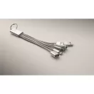 Cablu de incarcare, Everestus, 2610E17632, 20 cm, Aluminiu, Argintiu
