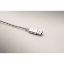 Cablu de incarcare, Everestus, 2610E17632, 20 cm, Aluminiu, Argintiu