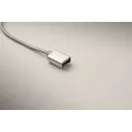 Cablu de incarcare, Everestus, 2610E17632, 20 cm, Aluminiu, Argintiu