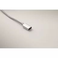   Cablu de incarcare, Everestus, 2610E17632, 20 cm, Aluminiu, Argintiu