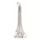 Cablu de incarcare, Everestus, 2610E17632, 20 cm, Aluminiu, Argintiu