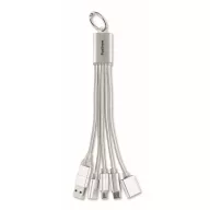   Cablu de incarcare, Everestus, 2610E17632, 20 cm, Aluminiu, Argintiu