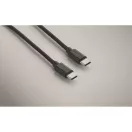 Cablu de incarcare, Everestus, 2610E17617, 60 W, 100 cm, Aluminiu, Negru