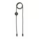 Cablu de incarcare, Everestus, 2610E17617, 60 W, 100 cm, Aluminiu, Negru