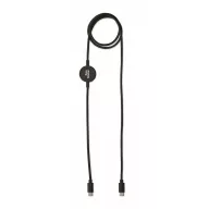   Cablu de incarcare, Everestus, 2610E17617, 60 W, 100 cm, Aluminiu, Negru