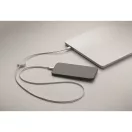 Cablu de incarcare, Everestus, 2610E17616, 60 W, 100 cm, Aluminiu, Alb